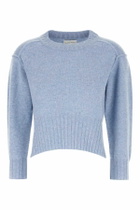 Loulou Studio Powder Blue Cashmere Lian Sweater