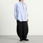 Comme des Garçons Homme Plus Men's Wide Leg Wool Trouser in Black