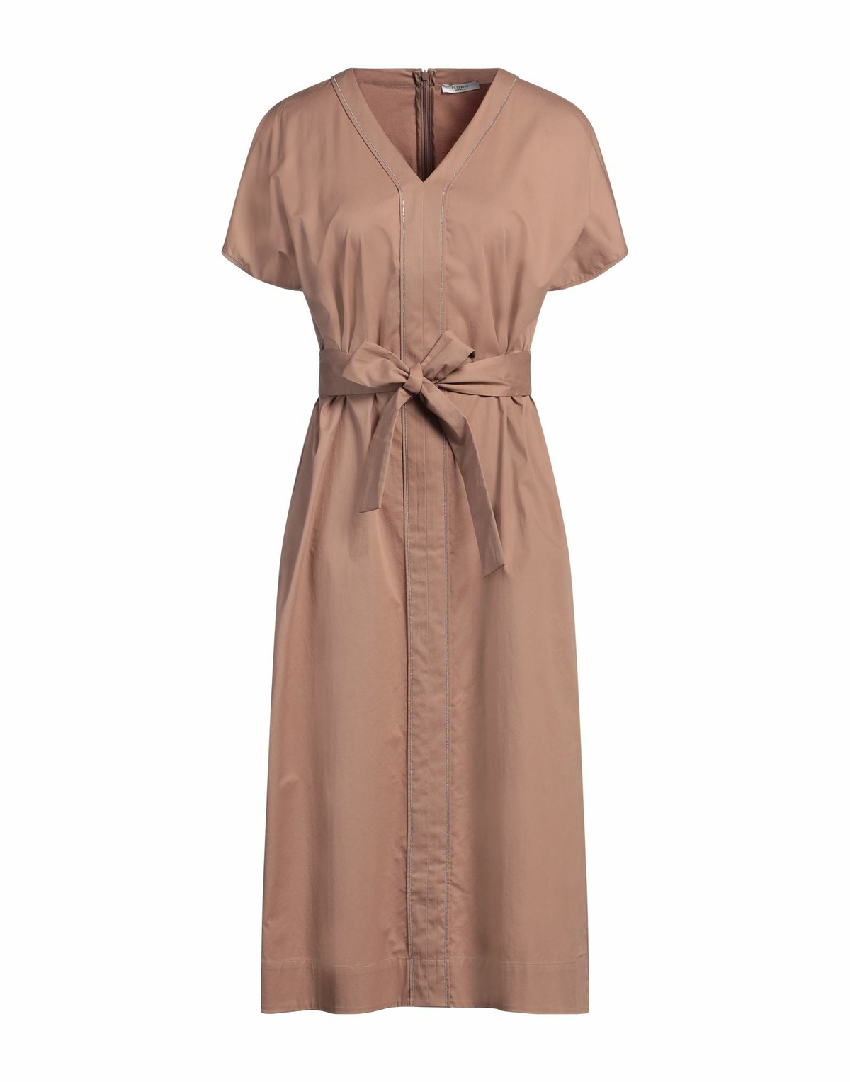 Peserico Womens Midi dress Light brown