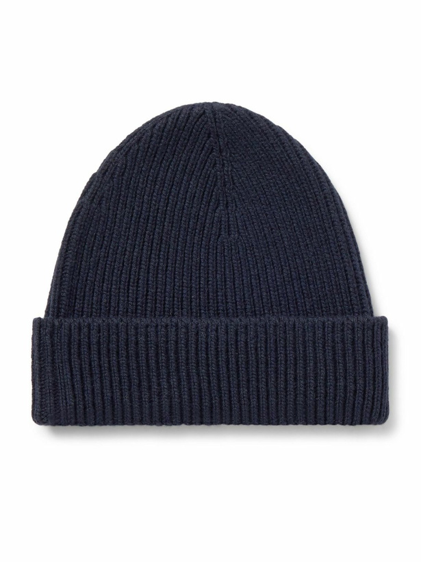 Photo: Johnstons of Elgin - Ribbed Cashmere Beanie
