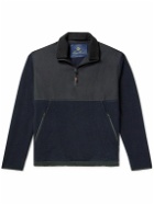 Loro Piana - Cashmere and Virgin Wool-Blend Shell Half-Zip Sweatshirt - Blue