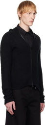 HELIOT EMIL Black Inviola Cashmere Hoodie