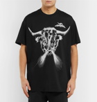 Givenchy - Oversized Printed Cotton-Jersey T-Shirt - Men - Black