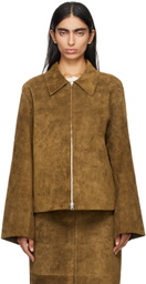 Gabriela Coll Garments Brown No.285 Leather Jacket