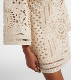 Zimmermann Indra broderie anglaise cotton minidress