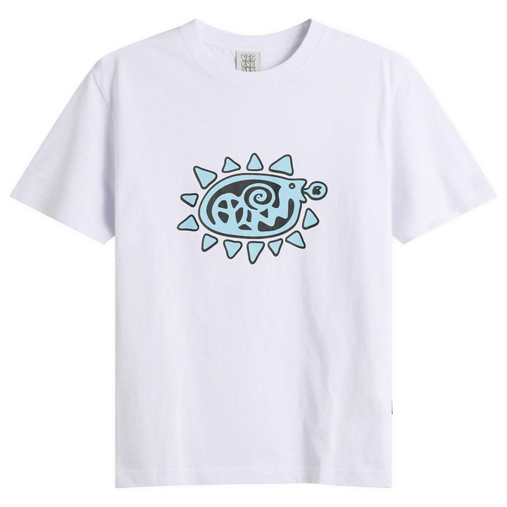 Photo: YESEYESEE Women's Y.E.S Spiral T-Shirt in White