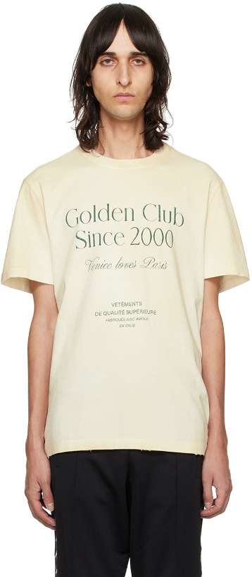 Photo: Golden Goose Off-White Printed T-Shirt