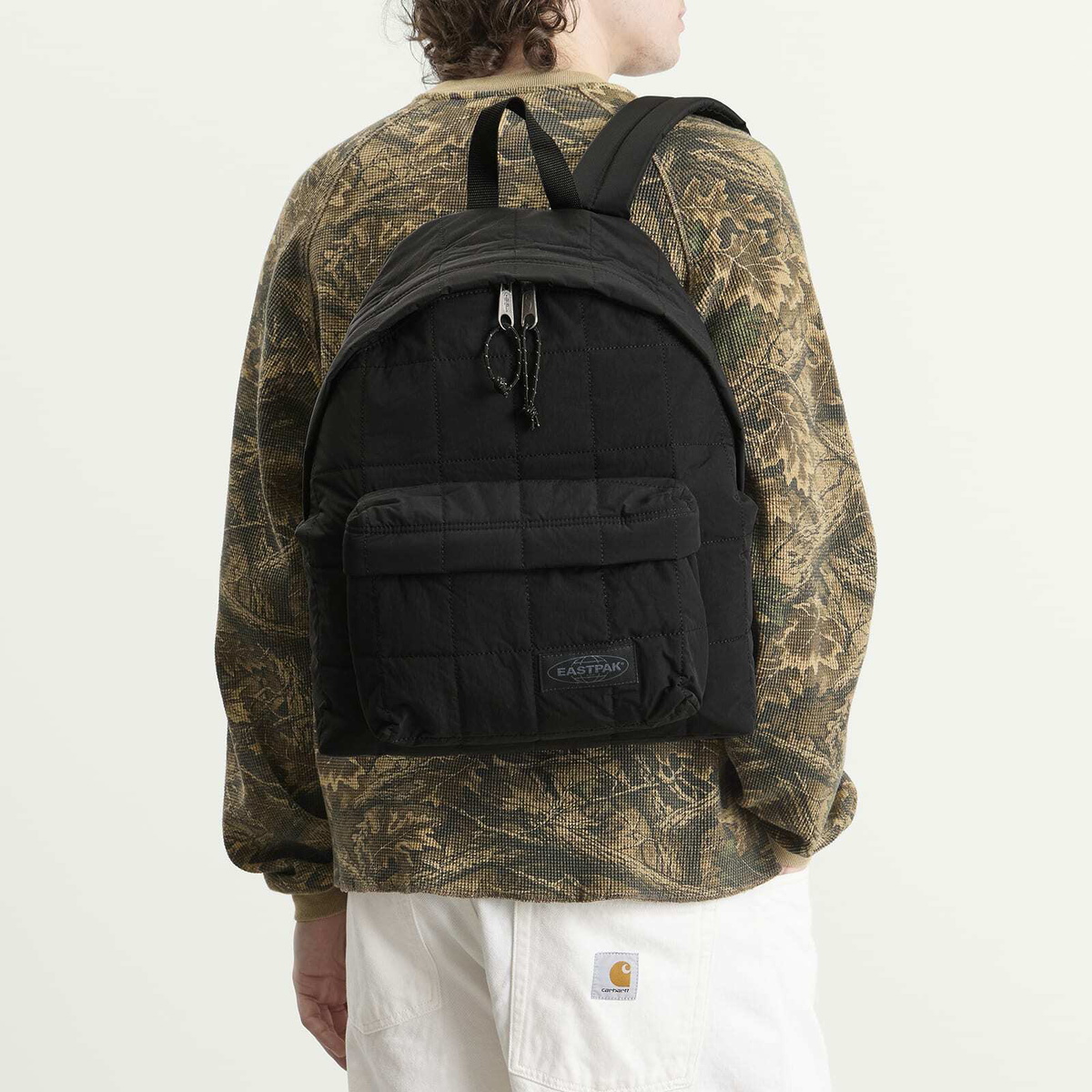 Eastpak Padded Pak'r Backpack in Puff Checks Black 
