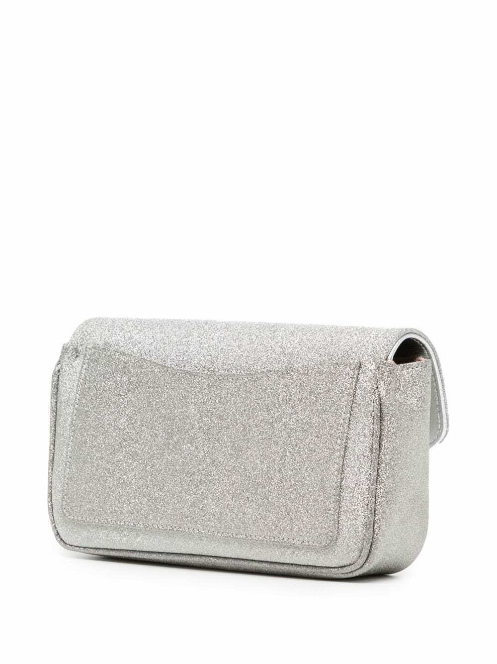 Roger Vivier - Jeu de Fille Strass Buckle Clutch Bag in Velvet, Black, Handbags