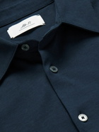 Mr P. - Organic Cotton-Jersey Shirt - Blue