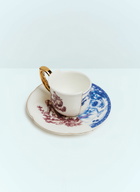 Seletti Hybrid Eufemia Coffee Cup With Saucer