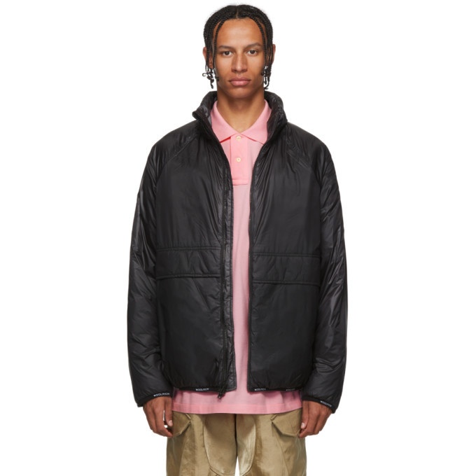 Photo: Woolrich John Rich and Bros Black Pack-It Jacket