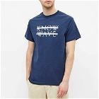 Know Wave Men's Tonal Wavelength T-Shirt in Navy