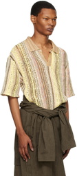 VITELLI Beige Open Placket Polo