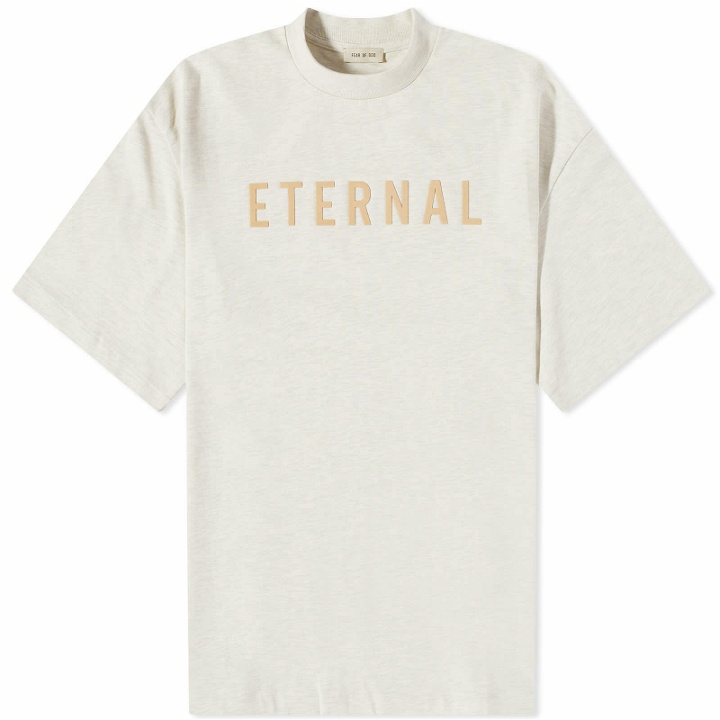 Photo: Fear Of God Men's Eternal Cotton T-Shirt in Warm Heather Oatmeal