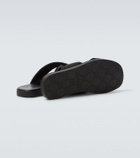 Gucci Logo jacquard sandals