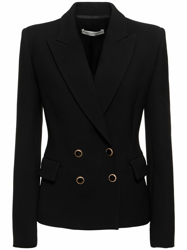 Photo: ALESSANDRA RICH Wool Double Breasted Blazer