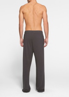 Skims Straight-leg Jersey Trousers Brown