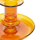 HAY Flare Candle Holder in Amber