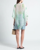 Jijil Womens Cape in Green