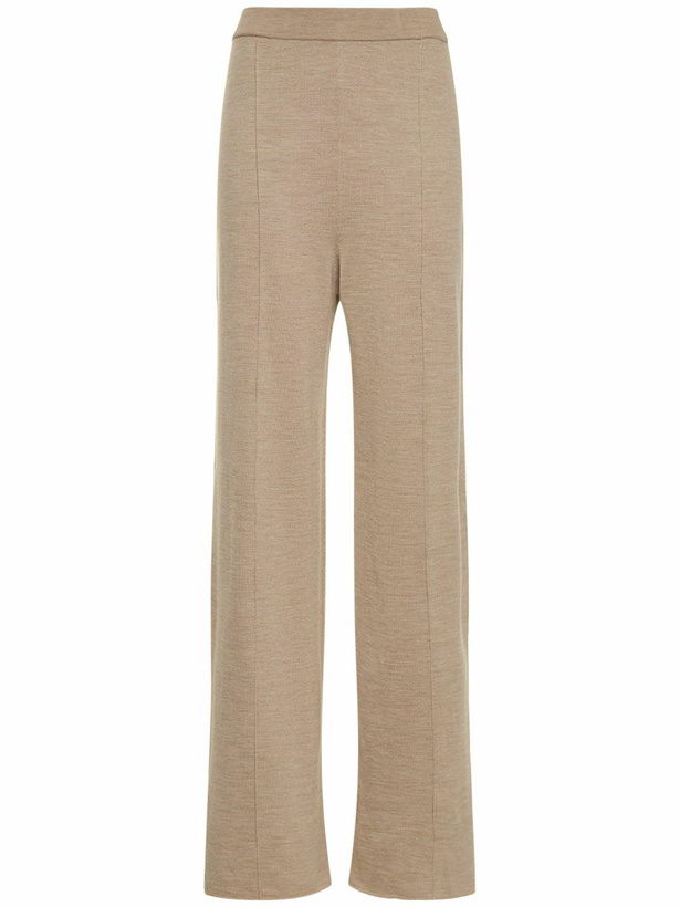 Photo: THE ROW - Egle Wool & Silk Blend Jersey Sweatpants