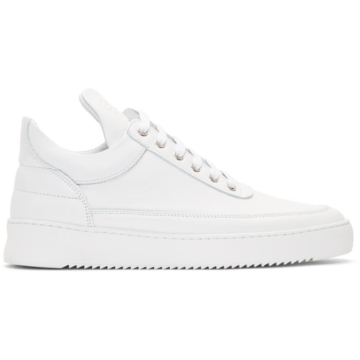 Photo: Filling Pieces White Low Ripple Sneakers 
