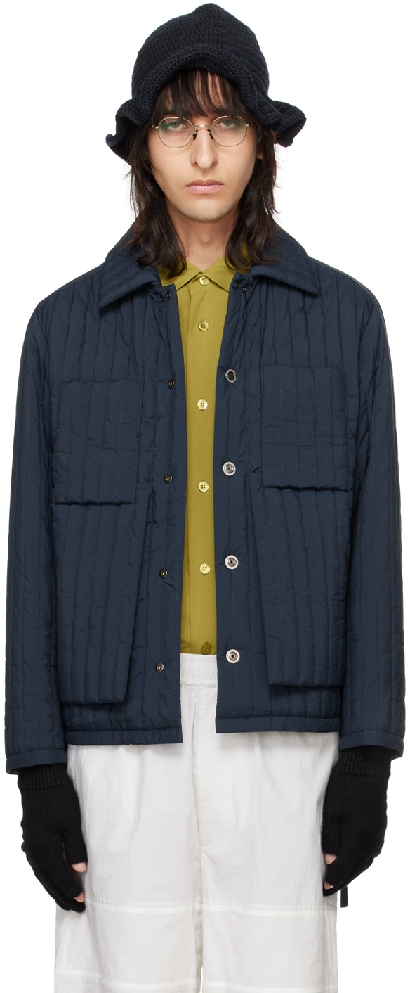 Photo: Craig Green Navy Quilted Jacket