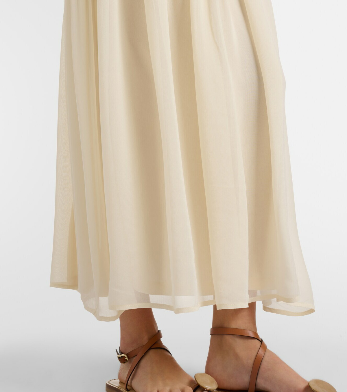 Ulla Johnson Sybil lace and chiffon maxi dress
