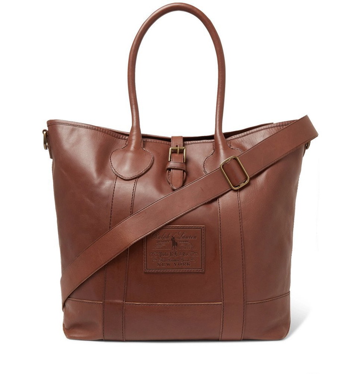 Photo: Polo Ralph Lauren - Leather Tote Bag - Brown