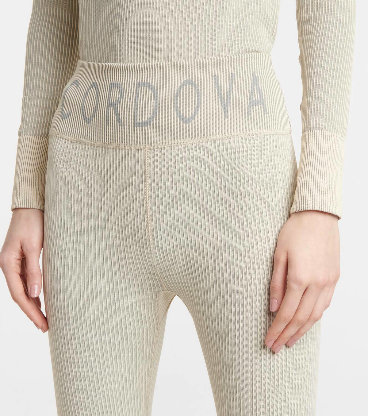 Cordova Base Layer ribbed-knit leggings
