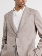 Slowear - Wool-Blend Flannel Blazer Jacket - Neutrals