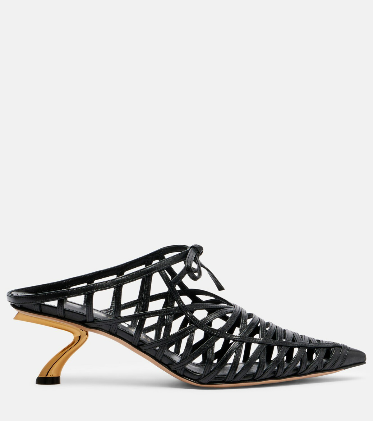 Ferragamo Cirry leather mules