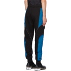 Feng Chen Wang Black and Blue French Terry Lounge Pants