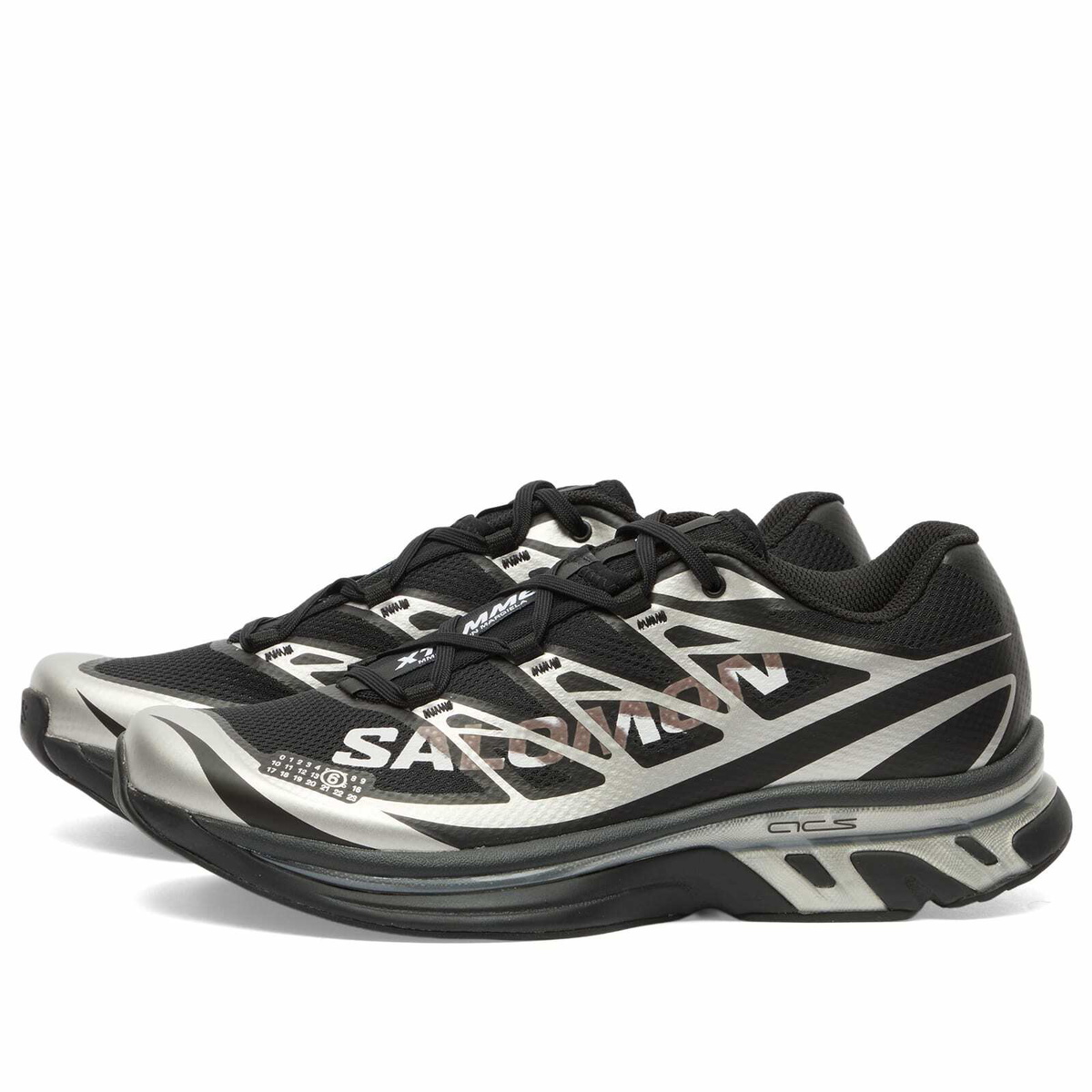 MM6 Maison Margiela Women's x Salomon XT Sneakers in Black/Silver/Phantom
