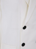 Sacai Suiting X Knit Jacket in White