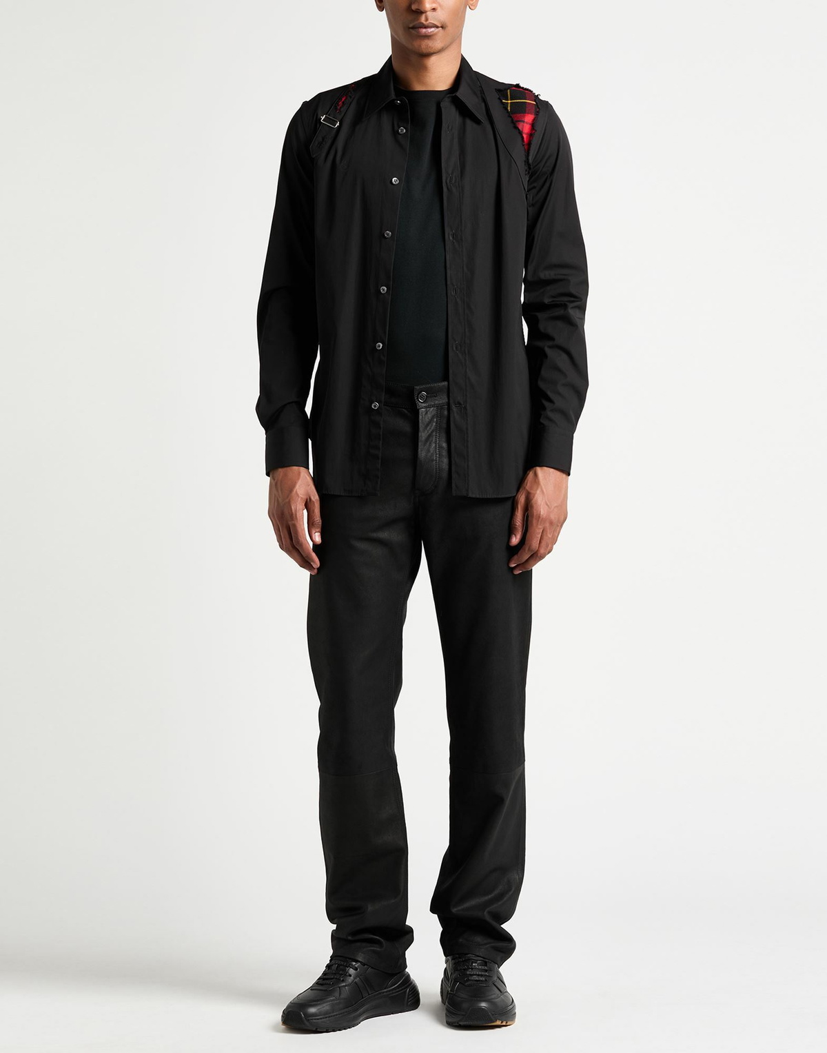 Mcqueen Mens Shirt in Black