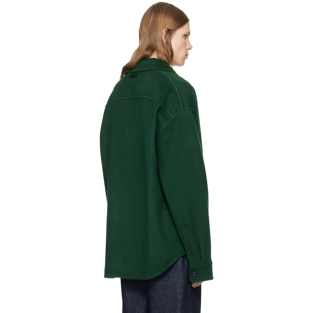 Marni Green Wool-Cashmere Jacket