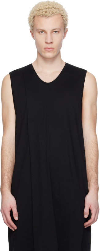 Photo: Julius Black Tuck Flare Vest T-shirt