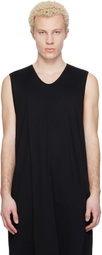 Julius Black Tuck Flare Vest T-shirt