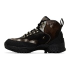 1017 ALYX 9SM Brown and Black Hiking Boots