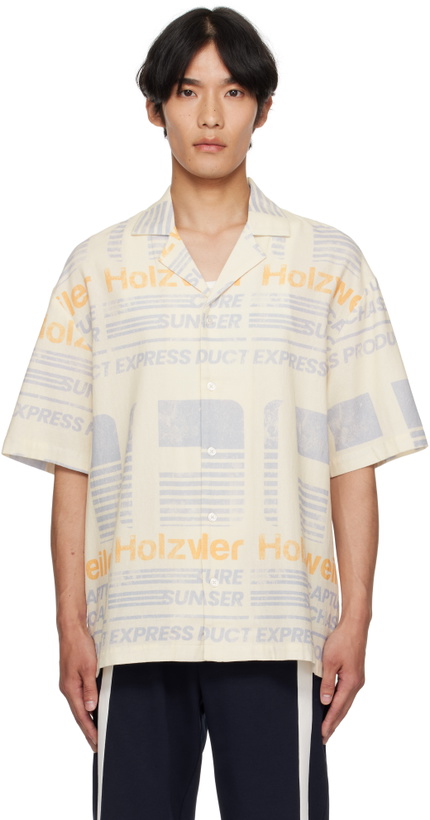 Photo: Holzweiler Off-White Pier Print Shirt