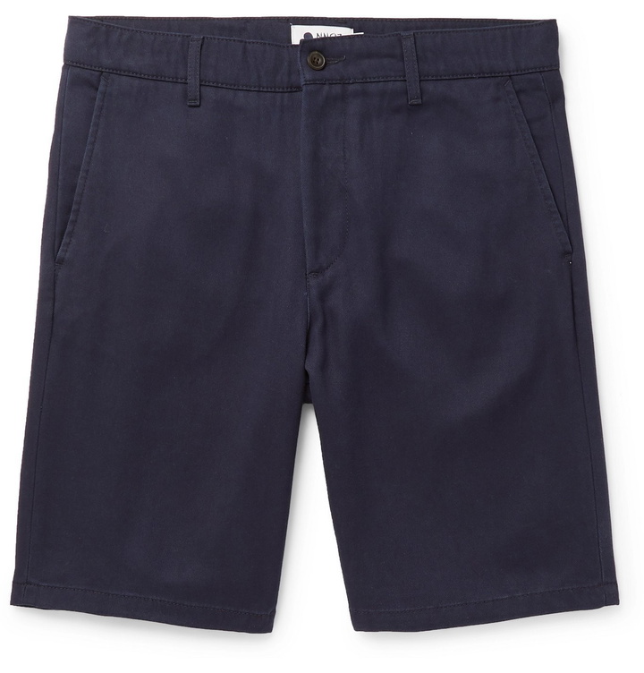 Photo: NN07 - Crown Tencel Shorts - Blue