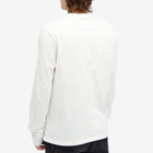 Jil Sander+ Men's Jil Sander Plus Long Sleeve Mushroom T-Shirt in Porcelain