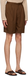 CMMN SWDN Brown Manson Shorts