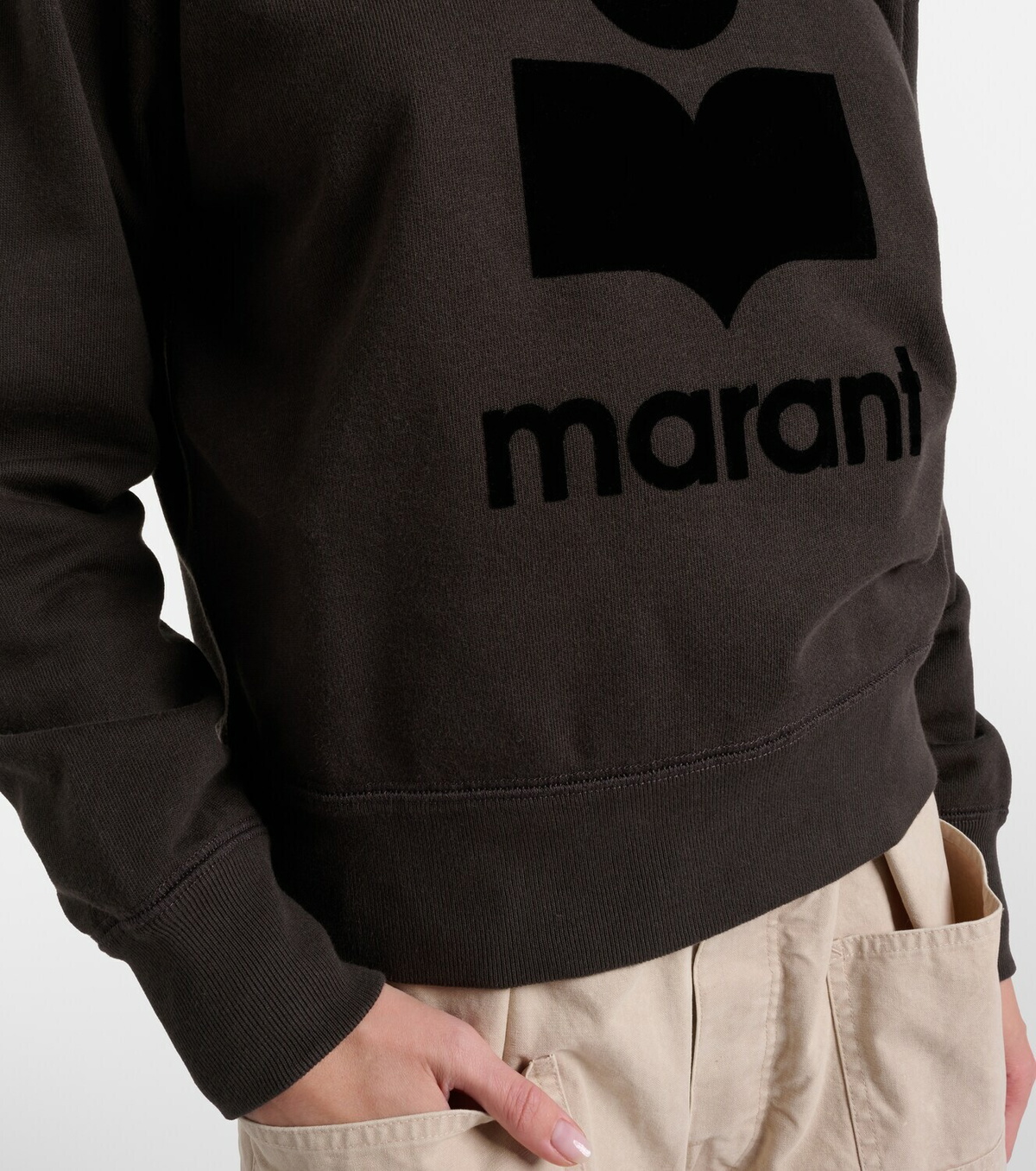 Marant Etoile Moby logo cotton-blend sweatshirt