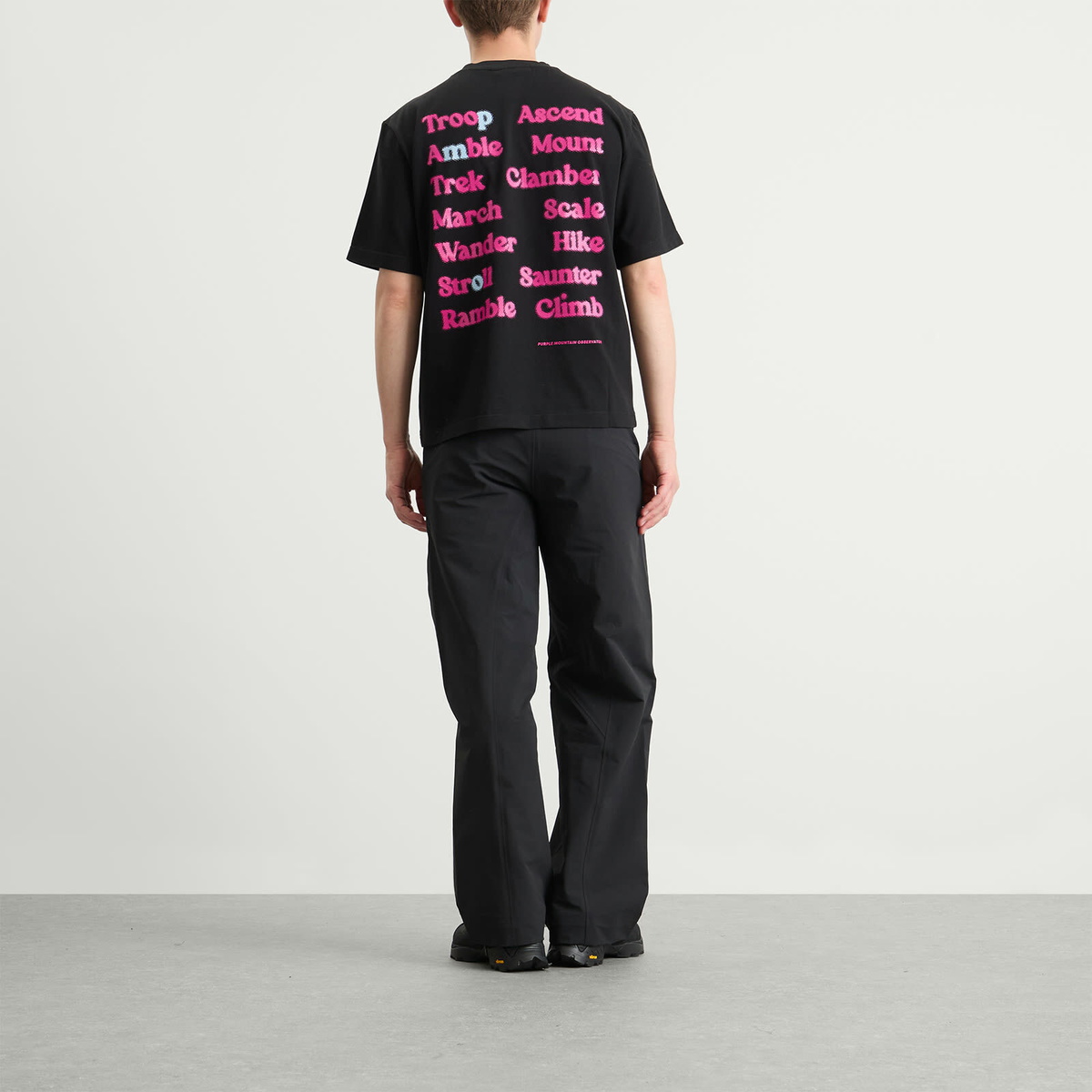 Purple Mountain Observatory Men's Ascend T-Shirt in Black
