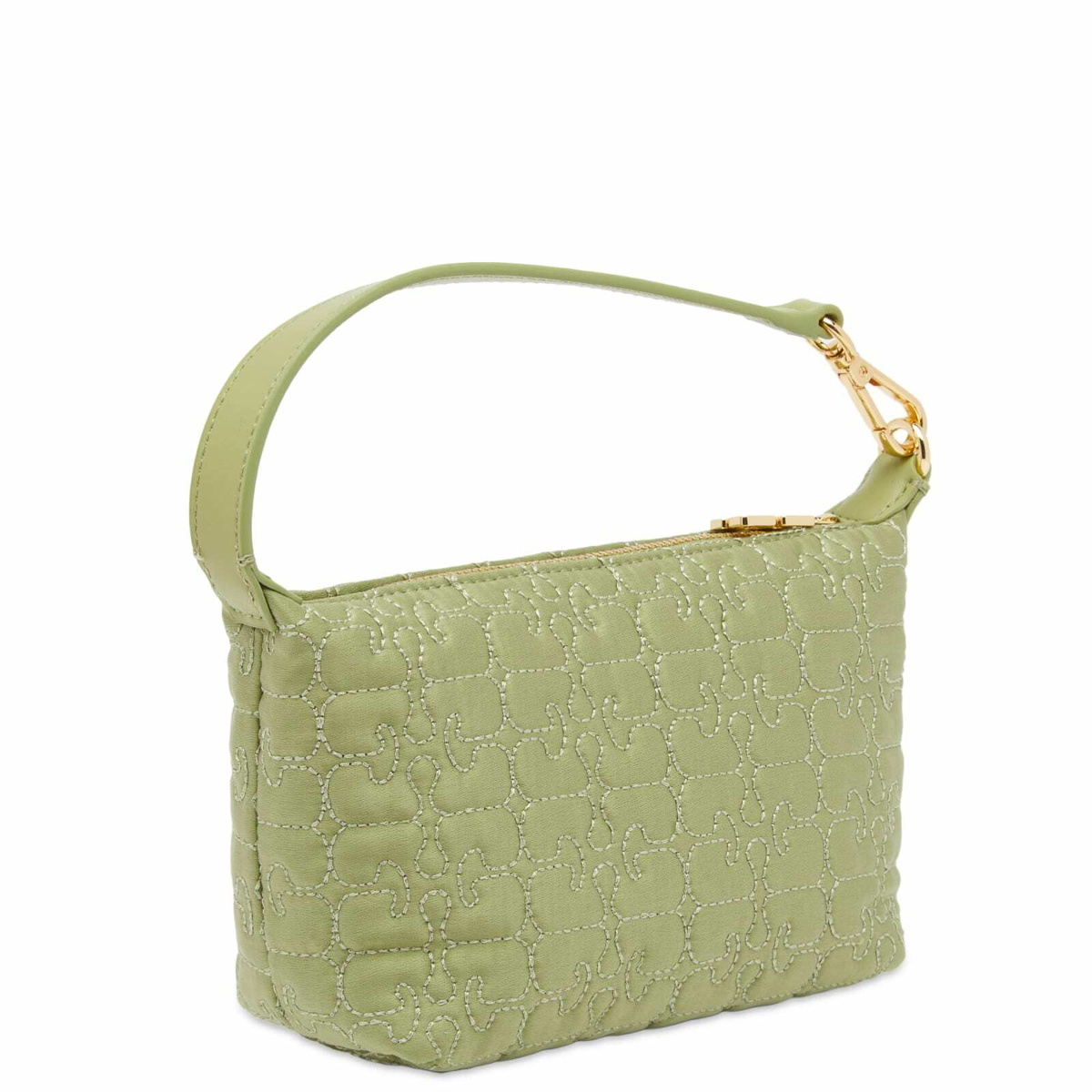 GANNI Women's Butterfly Small Pouch in Mosstone