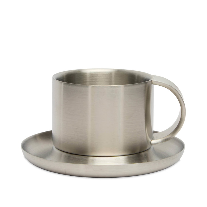 Photo: Service Projects x END. The Arlo 03 Cup in Brushed Steel 
