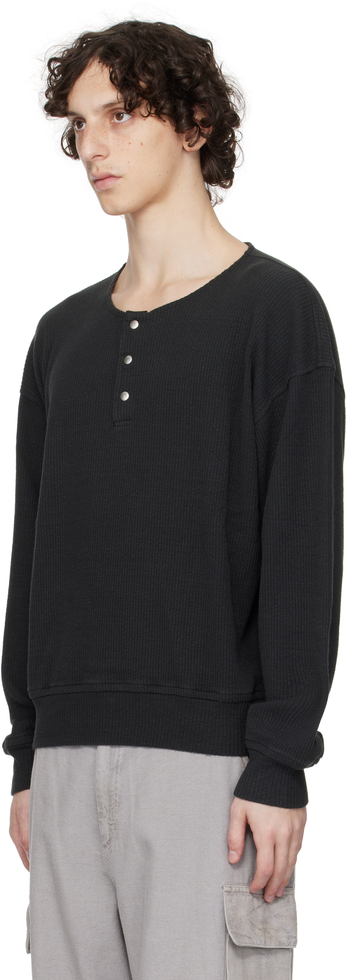 OUR LEGACY Black Ballon Henley