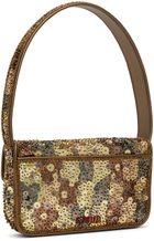 Staud Gold Tommy Beaded Bag